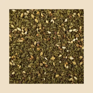 Herbal Breath Comfort Blend loose herbal tea blend texture with beige padding - B&T Naturals UAE