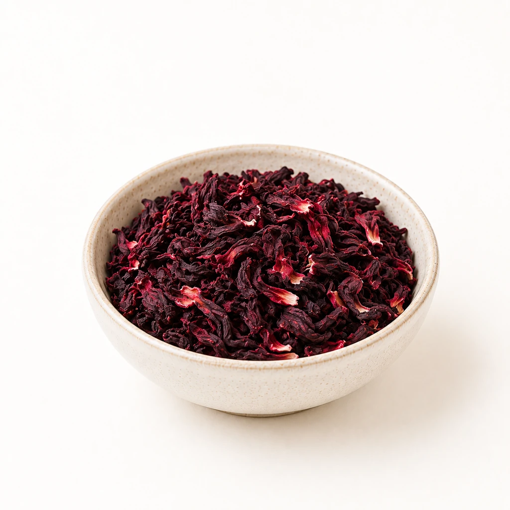 Hibiscus Glow Tea premium dried hibiscus flowers - B&T Naturals UAE