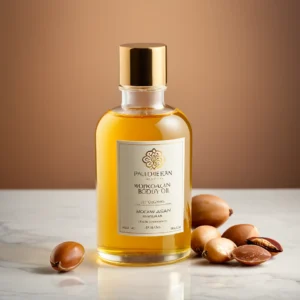 Moroccan Argan Body Oil premium natural product - B&T Naturals UAE