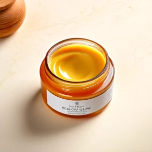 Saffron Glow Face Cream premium natural product - B&T Naturals UAE